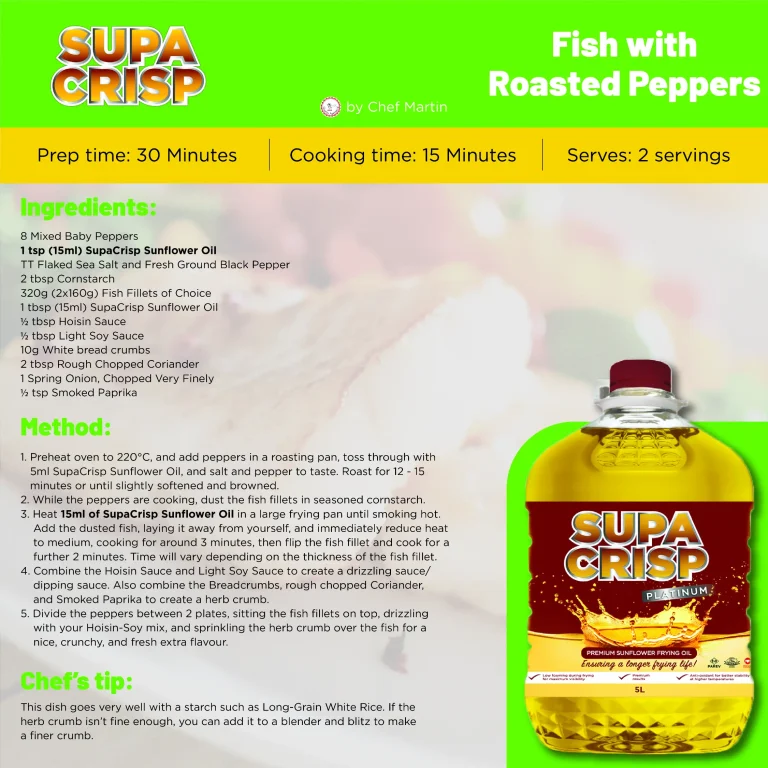 Fish with Roasted Peppers