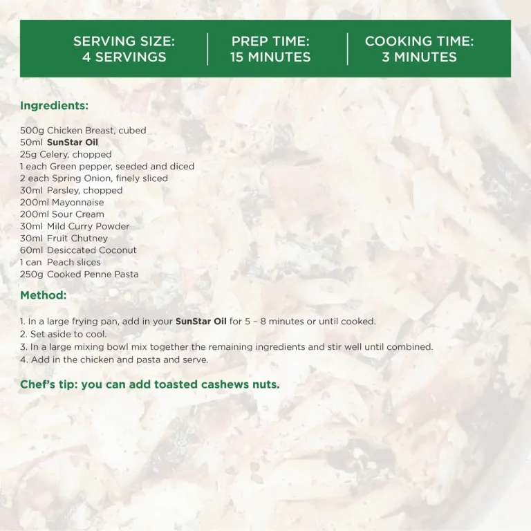 Curried Chicken Pasta Salad