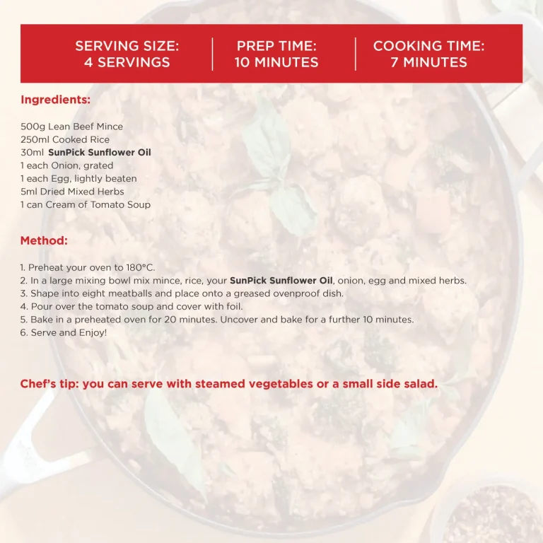 Tomato & Rice Meatballs