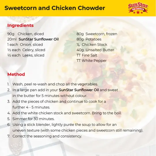 Sweetcorn and Chicken Chowder