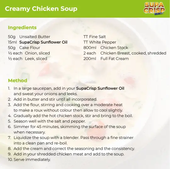Creamy Chicken Soup